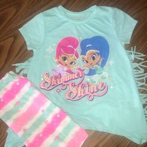 Shimmer and shine 5T outfit